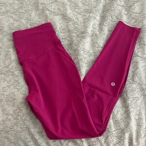 Pink High-Waisted Leggings